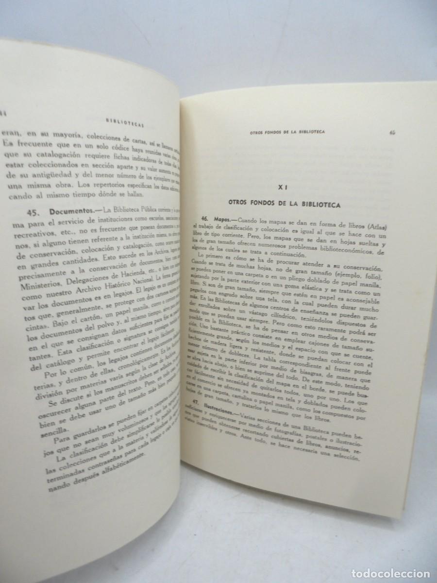 Libros de segunda mano: BIBLIOTECAS. E. MARTIN. 1948. PAGS : 250. - Foto 3