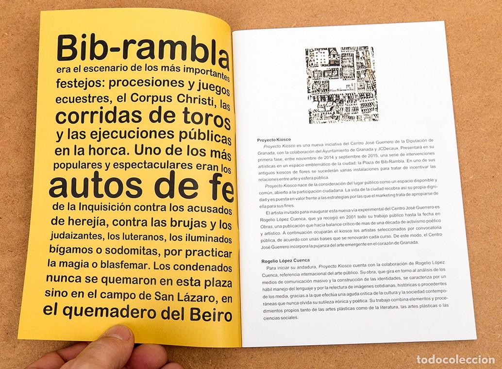 Libros de segunda mano: Rogelio L&oacute;pez Cuenca - Proyecto Kiosco - Bibrramblabookburning : memorial intermitente - Foto 3