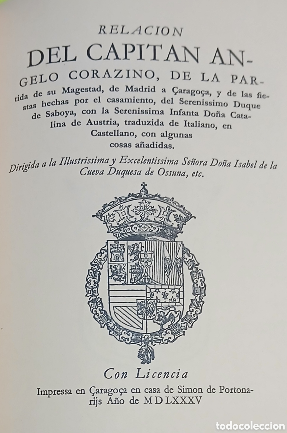 Libros de segunda mano: Sposalizio de Carlo Emanuele con Caterina daustria - Foto 4