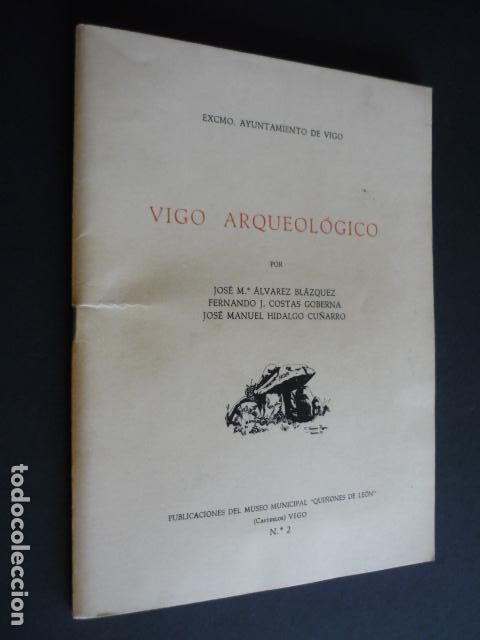 Libros de segunda mano: VIGO ARQUEOLOGICO 1980 - Foto 1