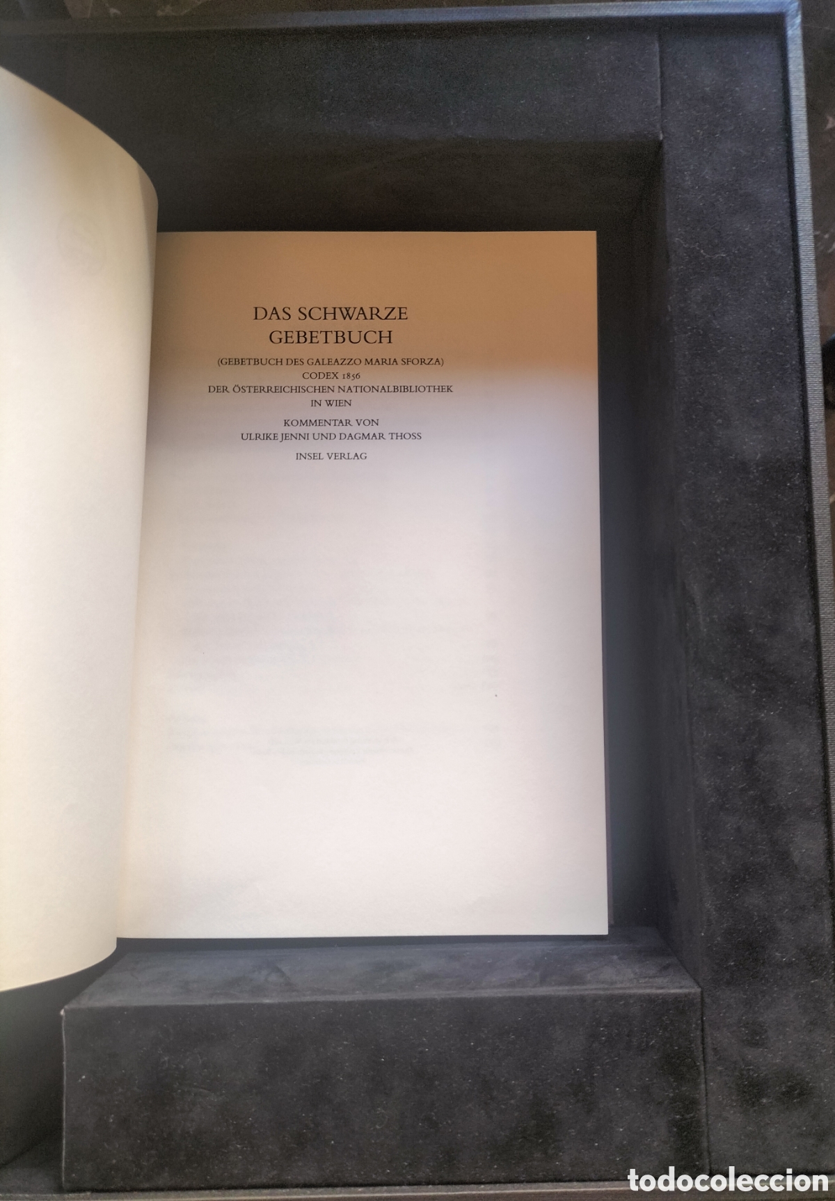 Libros de segunda mano: DAS SCHWARZE GEBETBUCH LIBRO FACS&Iacute;MIL - Foto 2