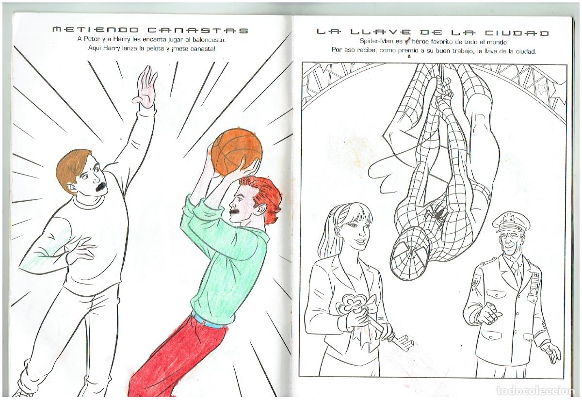 Libros de segunda mano: SPIDER-MAN 3. LIBRO DE COLOREAR Y ACTIVIDADES. EVEREST. (B/41.1) - Foto 2