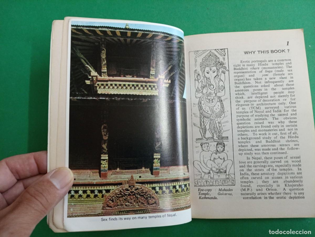 Libros de segunda mano: Antiguo libro Templos Er&oacute;ticos del Nepal. - Foto 2