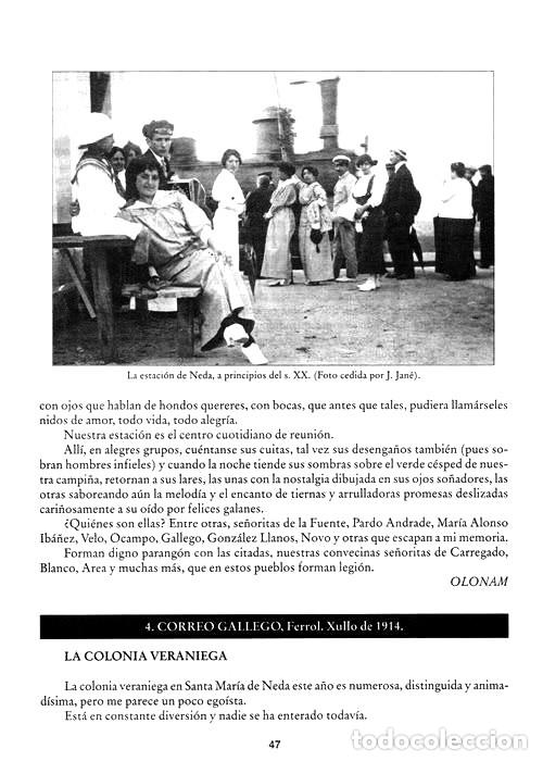Libros de segunda mano: �F1291 - NEDA. CONCELLO DE NEDA. A CORU&Ntilde;A. GALICIA. - Foto 3
