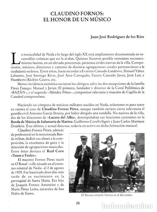 Libros de segunda mano: �F1291 - NEDA. CONCELLO DE NEDA. A CORU&Ntilde;A. GALICIA. - Foto 8