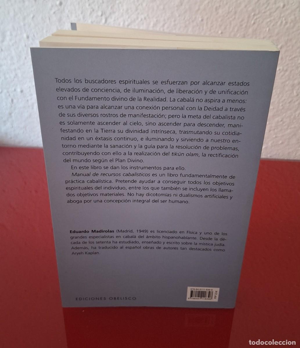 Libros de segunda mano: MANUAL RECURSOS CABAL&Iacute;STICOS VOLUMEN I - MADIROLAS ISASA, E. - Foto 2
