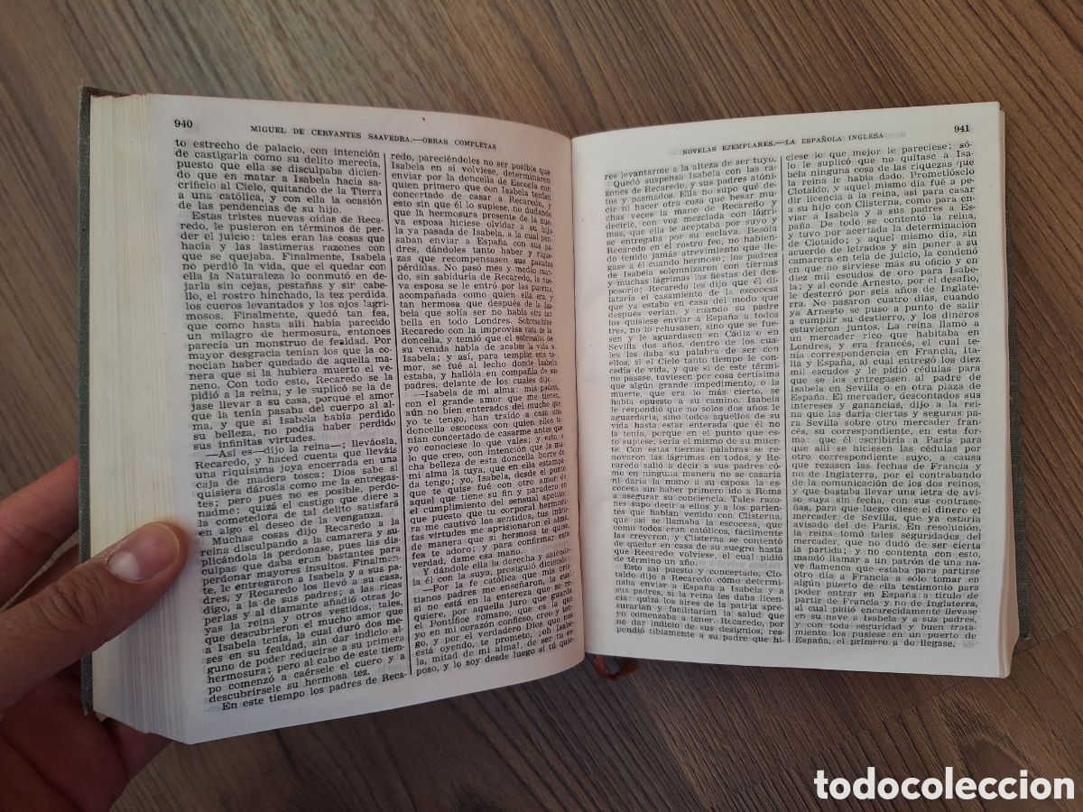 Libros de segunda mano: MIGUEL DE CERVANTES, Obras completas (a&ntilde;o 1946) - Foto 6