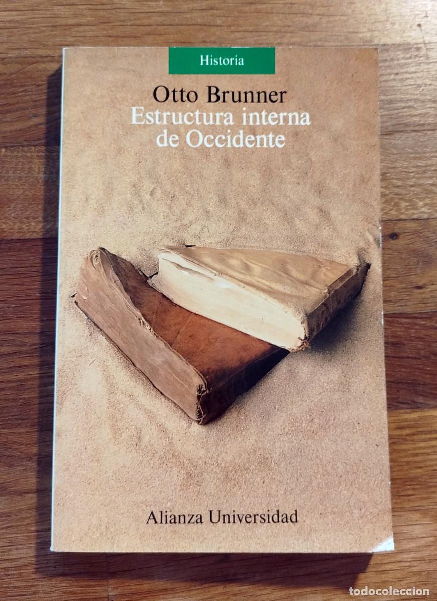 Libros de segunda mano: Otto Brunner, Estructura interna de Occidente, Alianza, 1991 - Foto 1