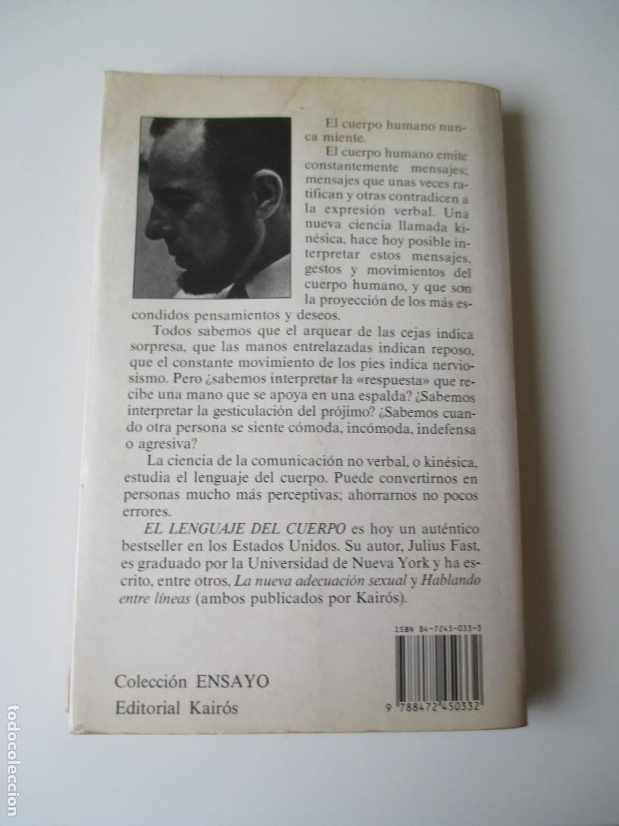 Libros de segunda mano: JULIUS FAST El lenguaje del cuerpo W34313 - Foto 2