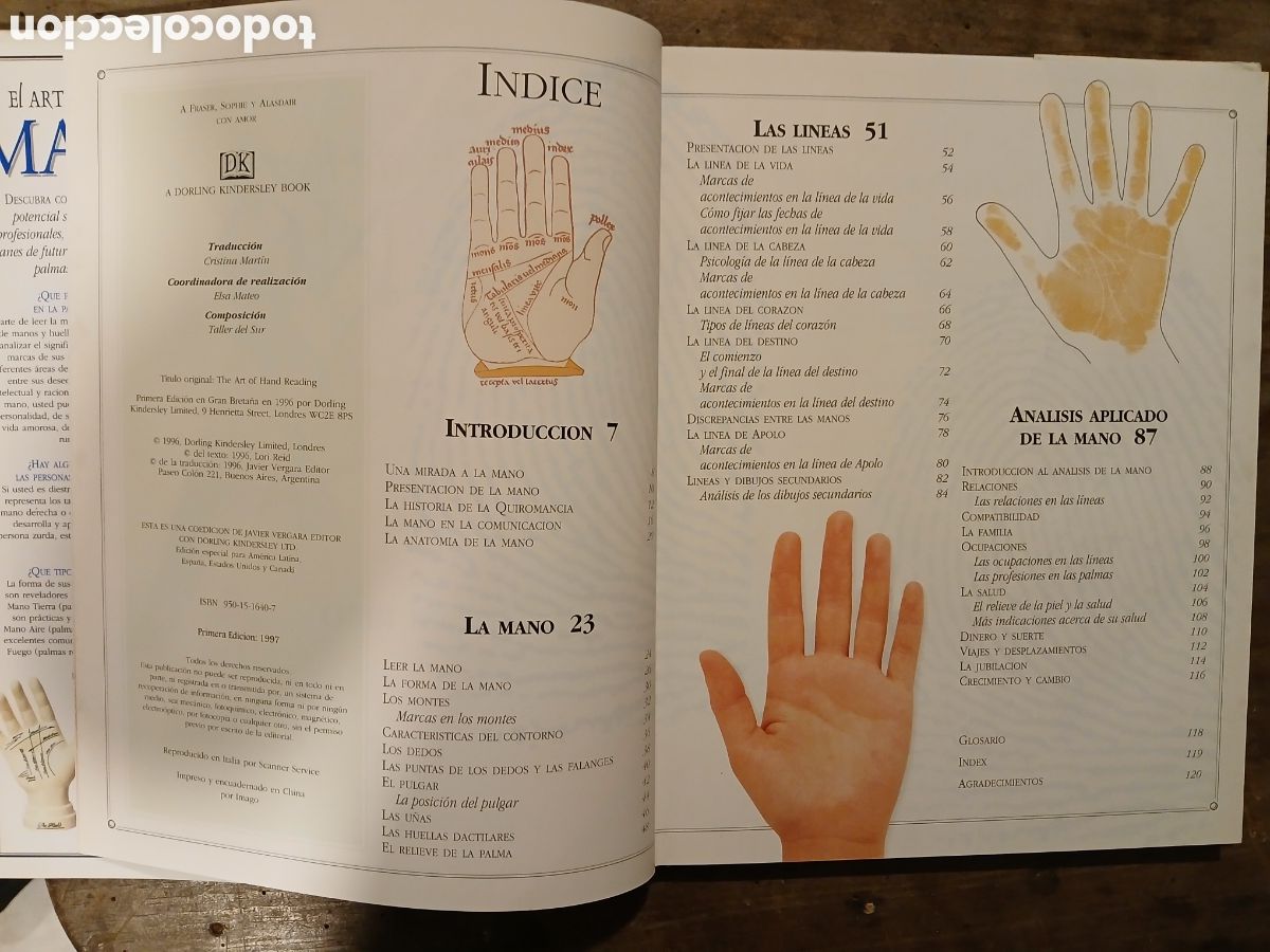 Libros de segunda mano: El Arte de leer la mano. Lori Reid. - Foto 4