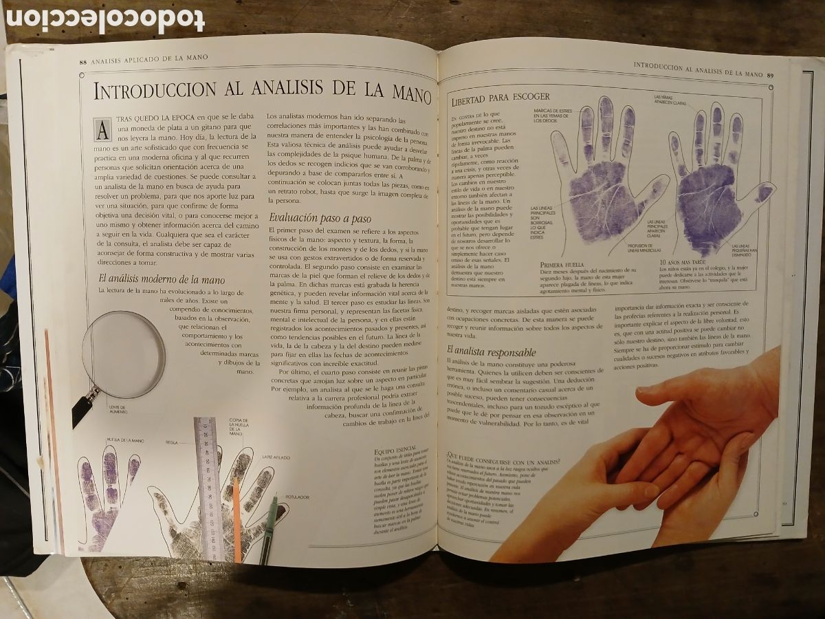 Libros de segunda mano: El Arte de leer la mano. Lori Reid. - Foto 10