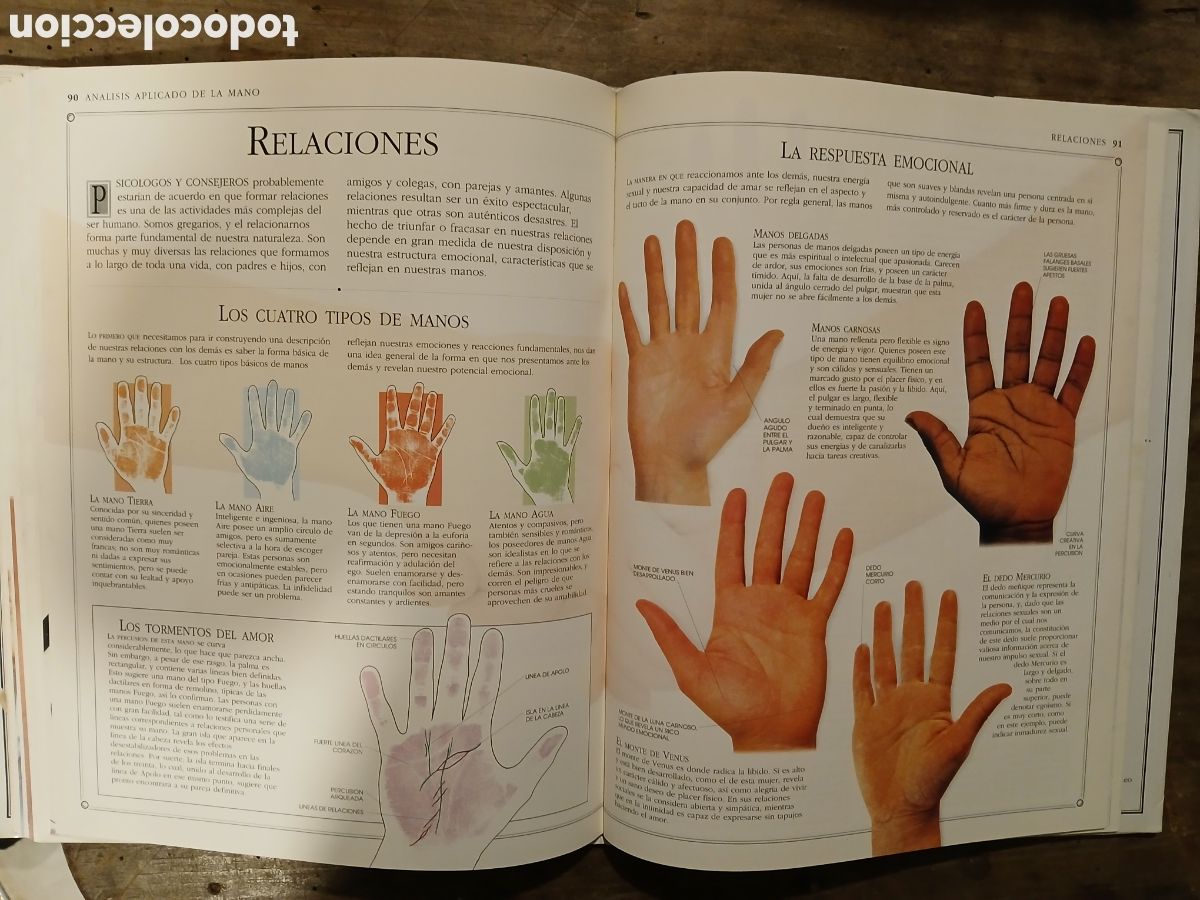 Libros de segunda mano: El Arte de leer la mano. Lori Reid. - Foto 11