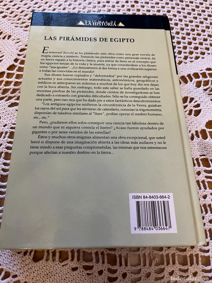 Libros de segunda mano: Las pir&aacute;mides de Egipto Emmanuel Barcel&oacute; - Foto 2