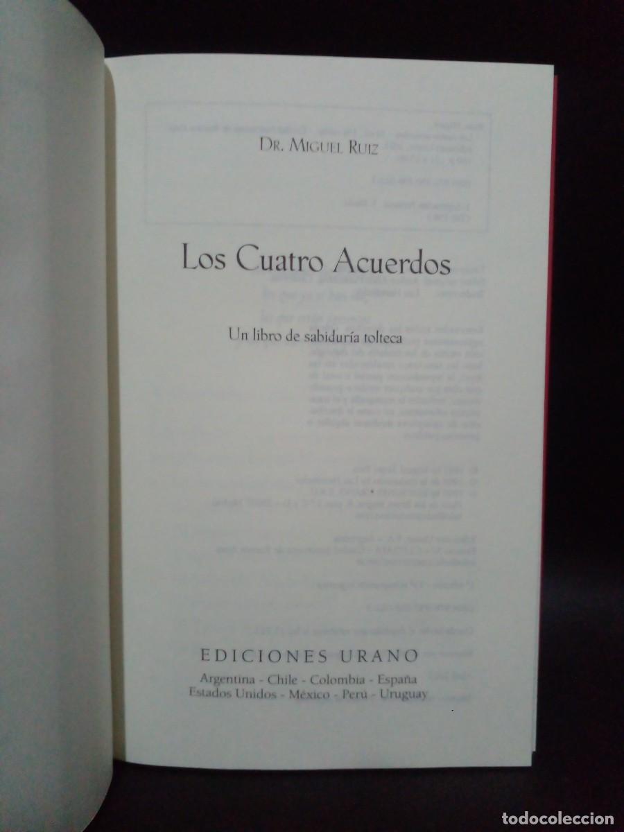 Libros de segunda mano: DR. MIGUEL RUIZ - LOS CUATRO ACUERDOS - 2021 - Foto 3