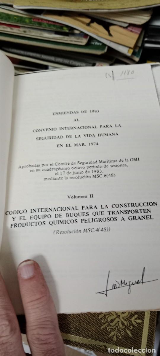 Libros de segunda mano: M-29 LIBRO CONVENIO INTERNACIONAL SEGURIDAD VIDA HUMANA EN EL MAR - Foto 2
