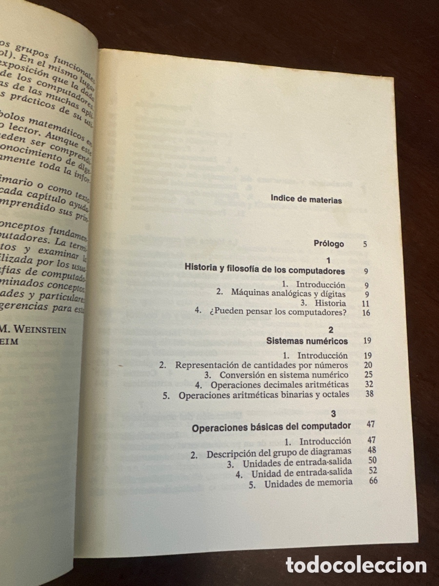 Libros de segunda mano: PRINCIPIOS B&Aacute;SICOS DE LOS COMPUTADORES, S.M.WEINSTEIN Y A.KEIM, NUEVA COLECCI&Oacute;N LABOR - Foto 4