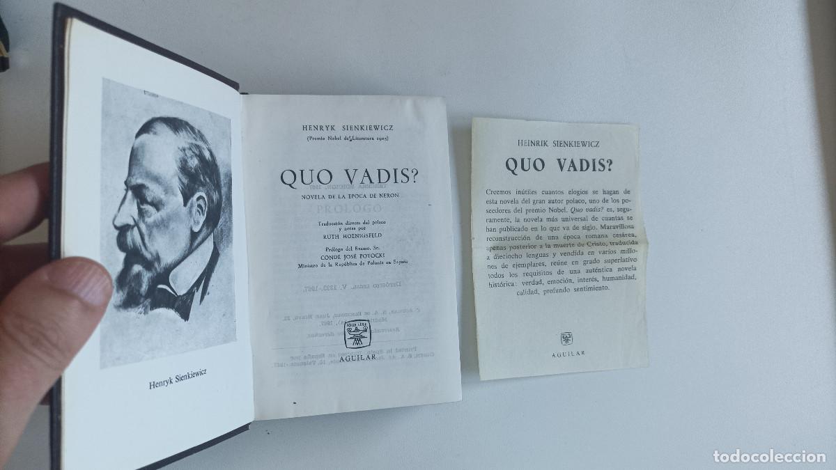 Libros de segunda mano: Joya n103, Quo Vadis, Aguilar - Foto 4
