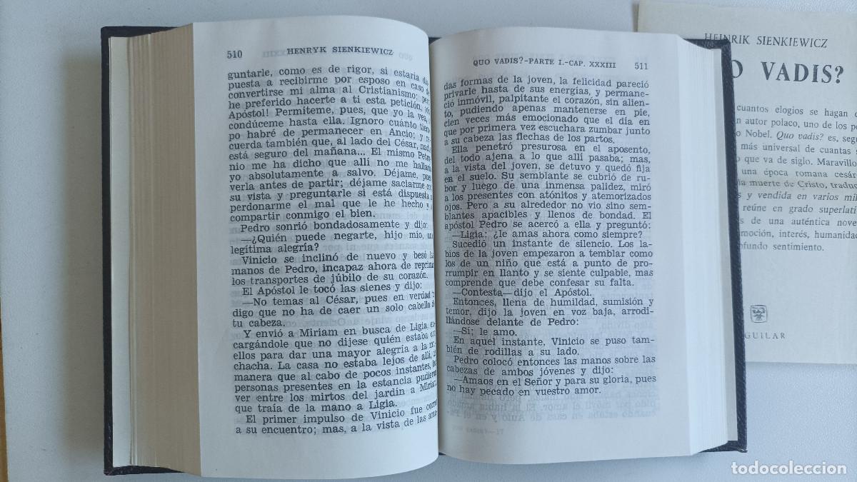 Libros de segunda mano: Joya n103, Quo Vadis, Aguilar - Foto 6