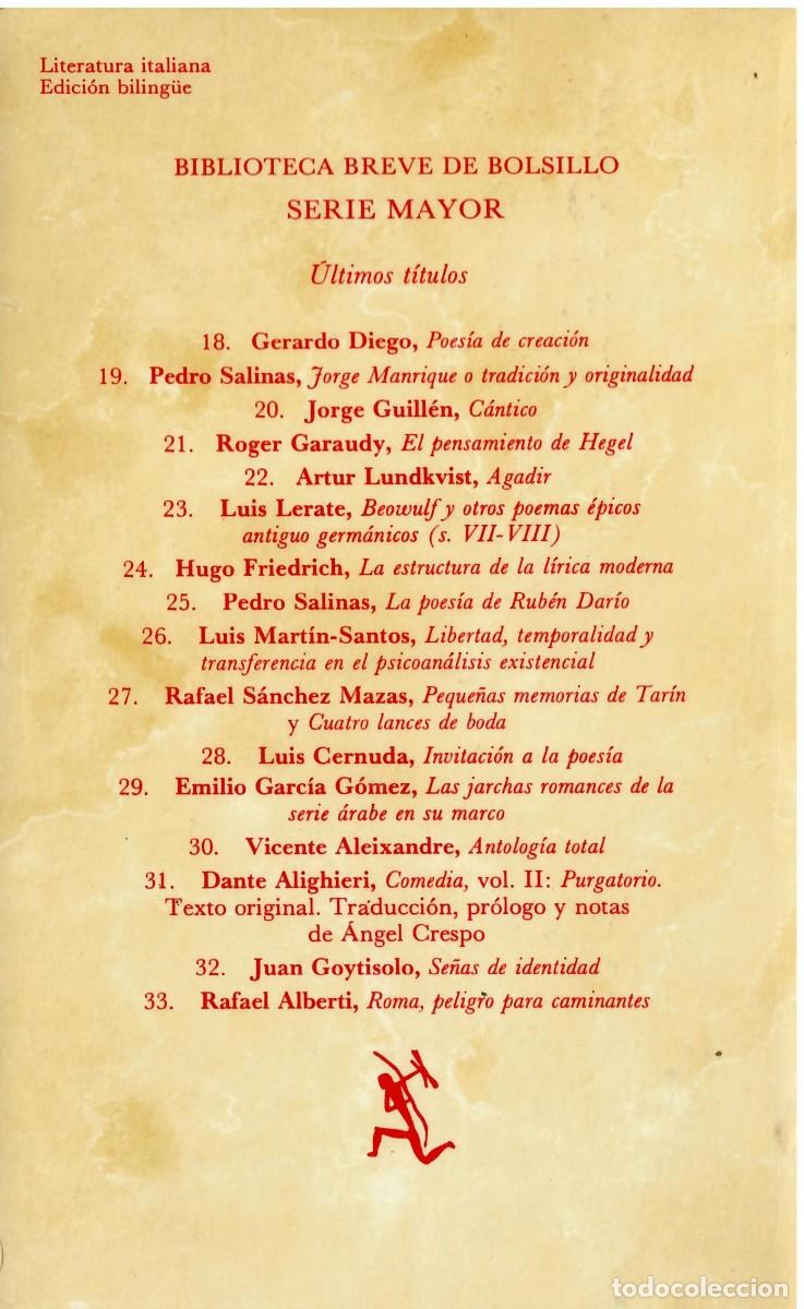 Libros de segunda mano: GUIDO CAVALCANTI, RIMAS. EDICI&Oacute;N BILING&Uuml;E - Foto 2