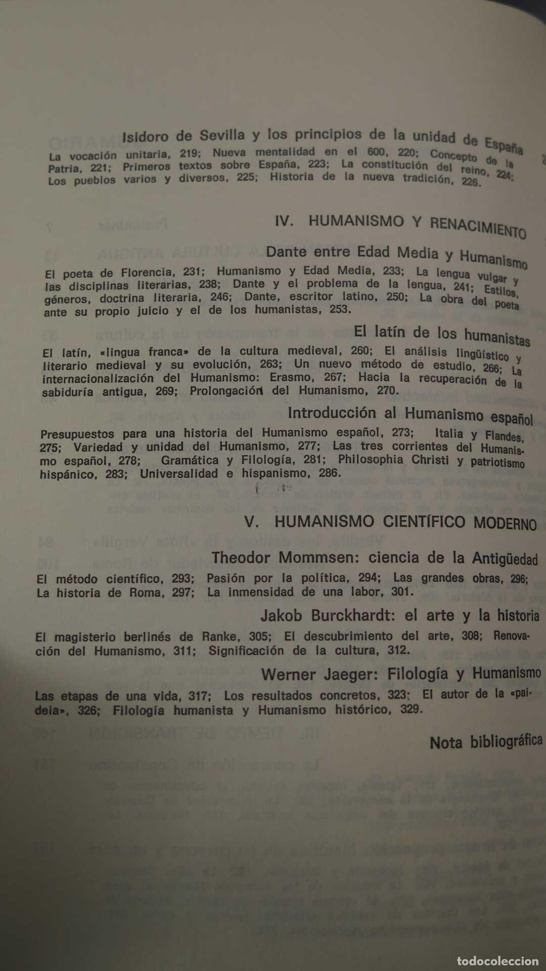 Libros de segunda mano: Humanismo romano Font&aacute;n - Foto 3