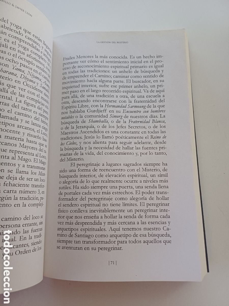 Libros de segunda mano: La gesti&oacute;n del misterio Emilio Carrillo 2021 Javier Le&oacute;n - Foto 4