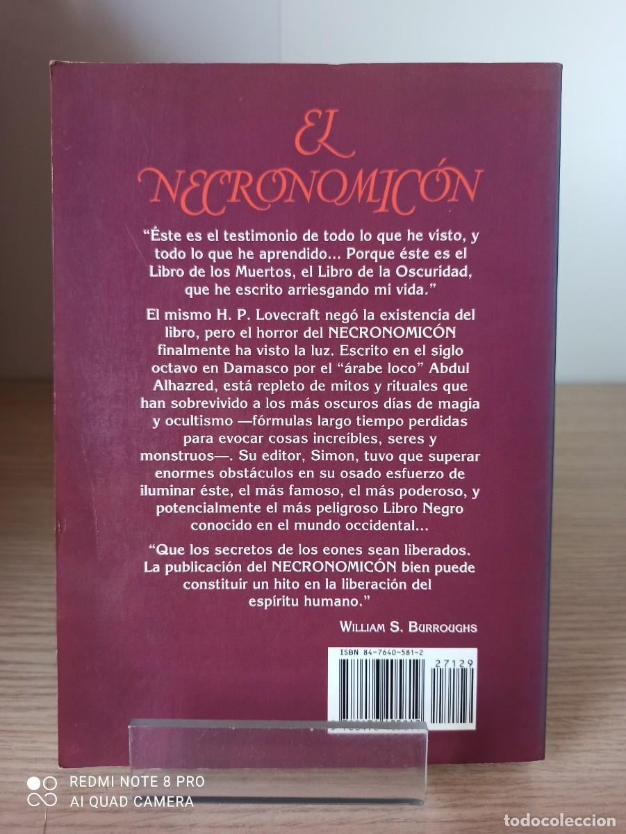 Libros de segunda mano: EL NECROMICON de H.P. Lovecraft (Ed. Edaf) - Foto 2