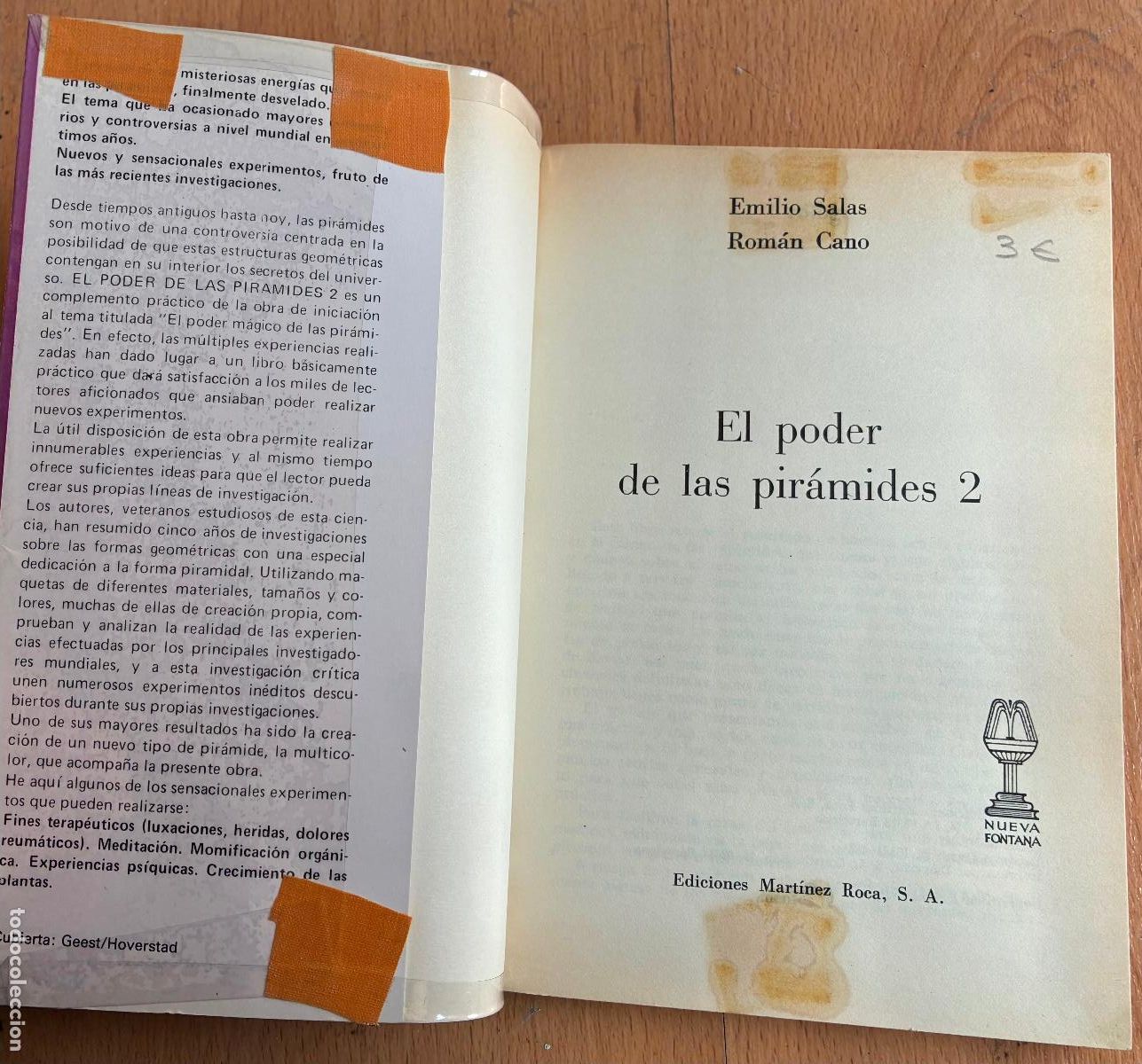 Libros de segunda mano: EL PODER DE LAS PIRAMIDES 2, Emilio Salas, Roman Cano, - Foto 3