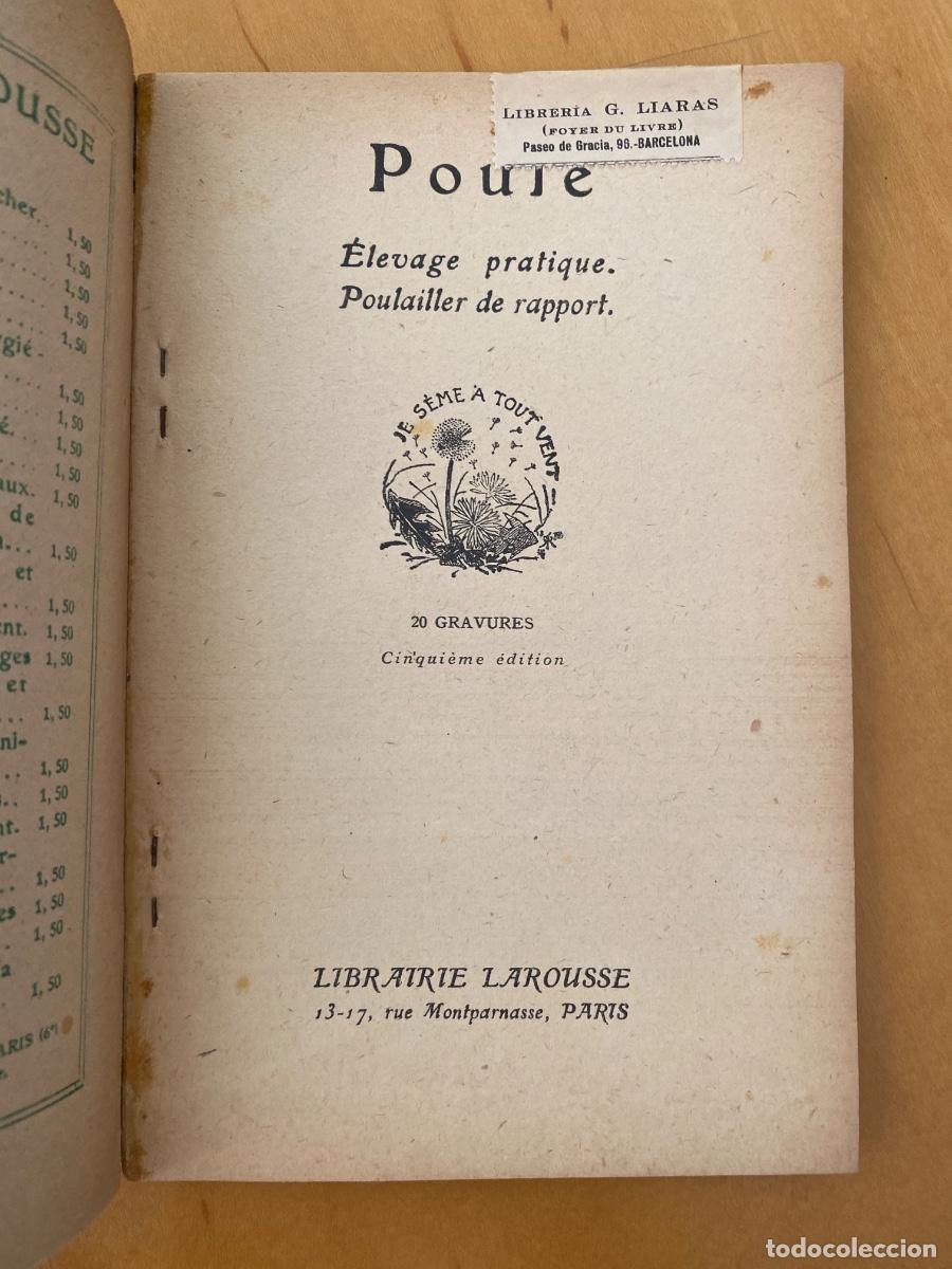 Libros de segunda mano: POULE ELEVAGE DE RAPPORT 12 GRAVURES A-10 BROUCHURE LAROUSSE - Foto 2