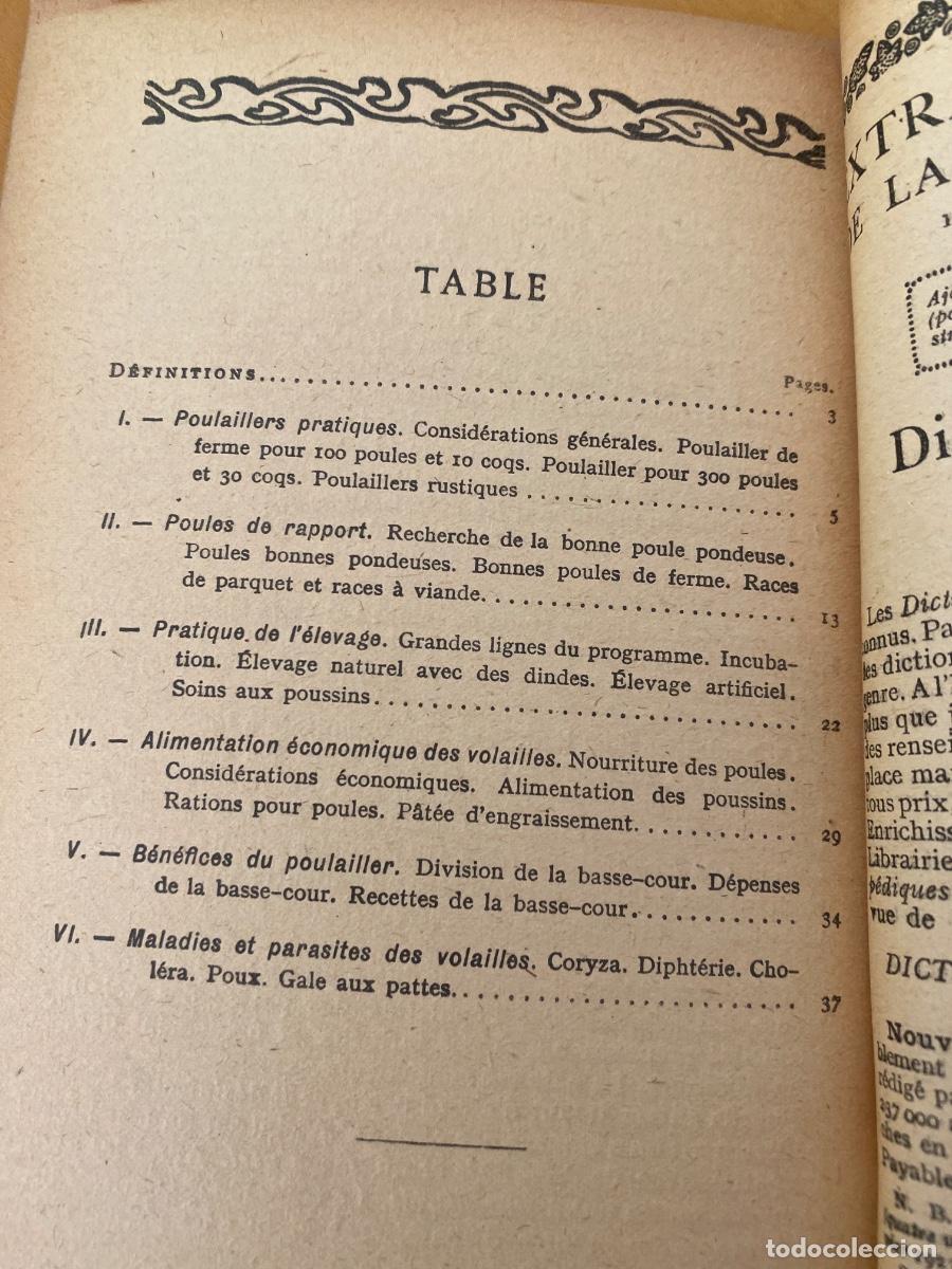Libros de segunda mano: POULE ELEVAGE DE RAPPORT 12 GRAVURES A-10 BROUCHURE LAROUSSE - Foto 3