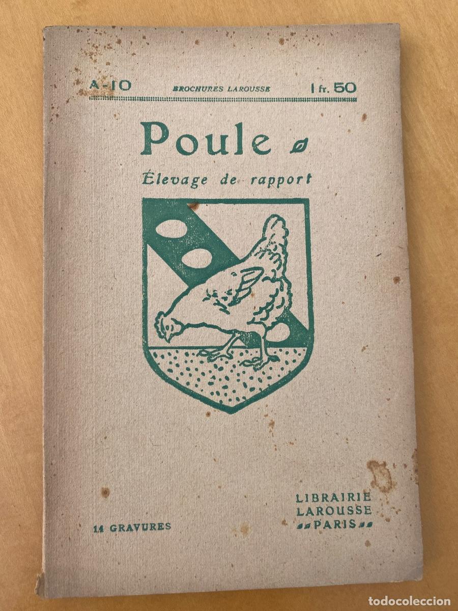 Libros de segunda mano: POULE ELEVAGE DE RAPPORT 12 GRAVURES A-10 BROUCHURE LAROUSSE - Foto 1