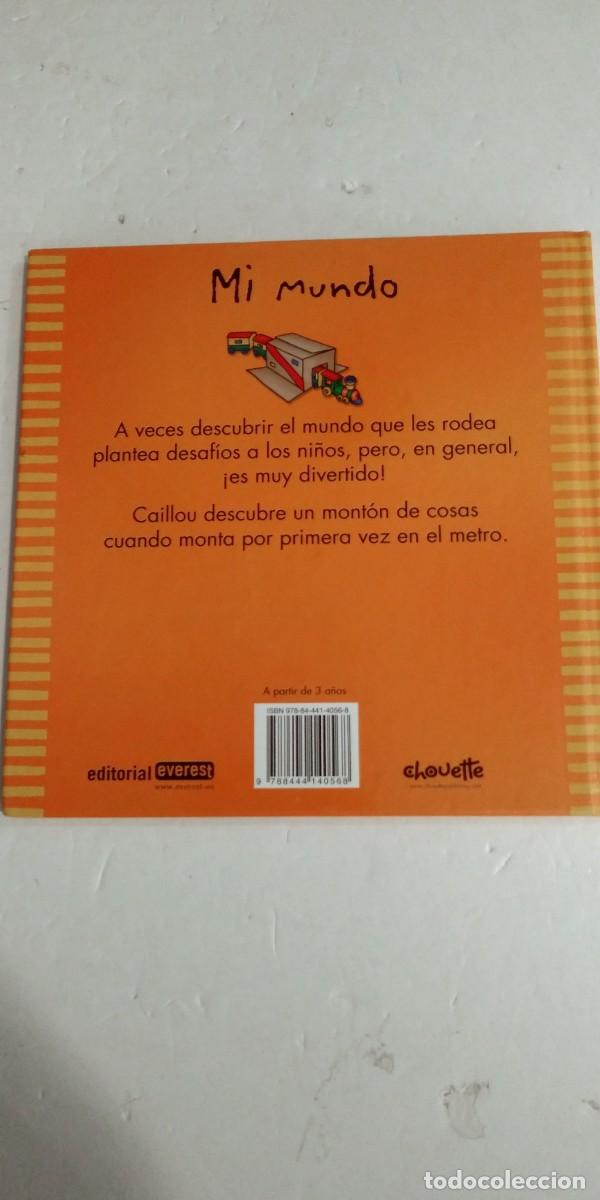 Libros de segunda mano: Caillou en el metro Johanne Mercier - Foto 2