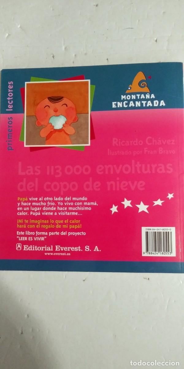 Libros de segunda mano: Las 113 000 envolturas del copo de nieve Ricardo. Ch&aacute;vez - Foto 2