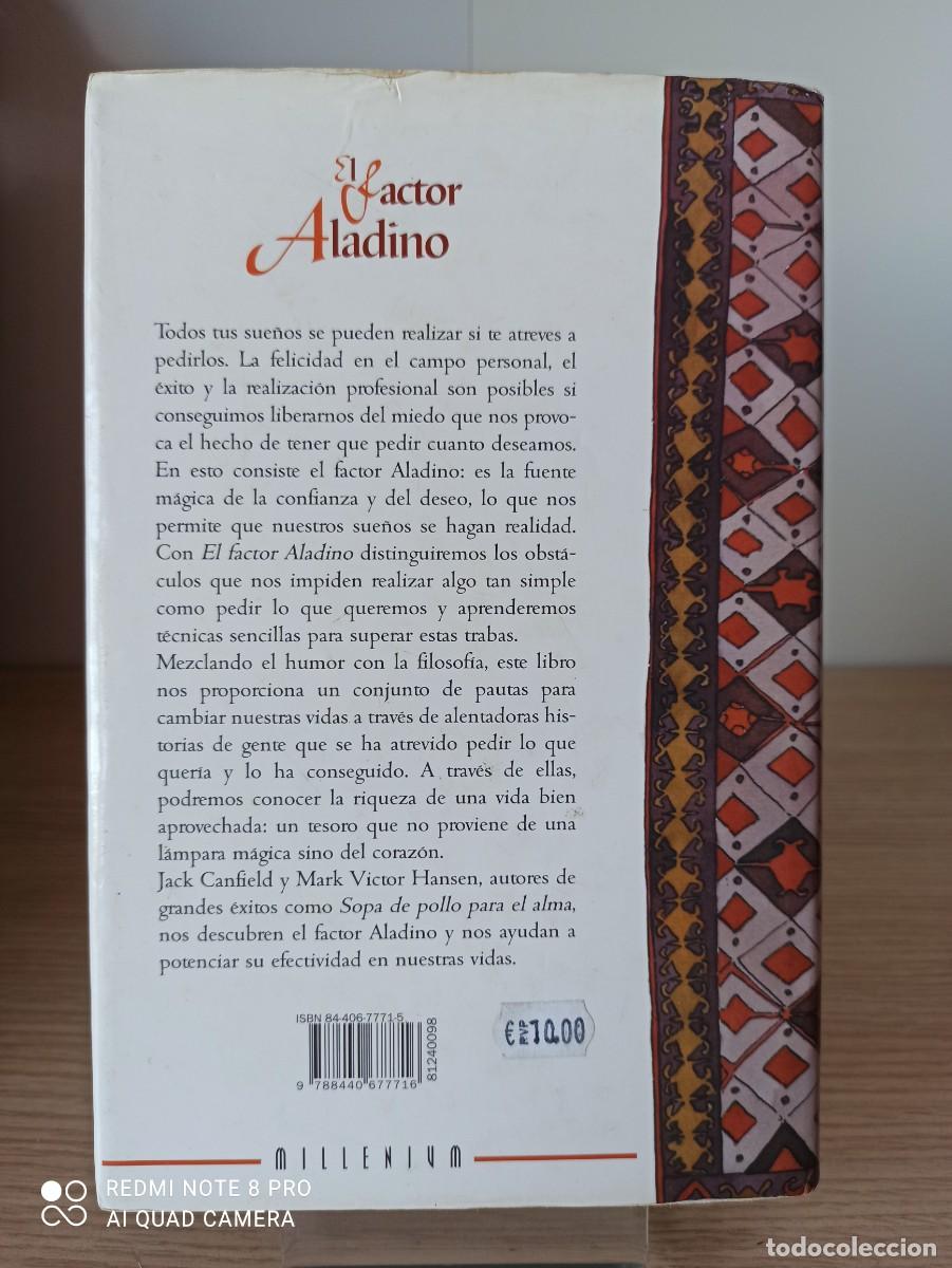 Libros de segunda mano: EL FACTOR ALADINO de J. Canfield y M.V. Hansen (Ed. B) - Foto 2