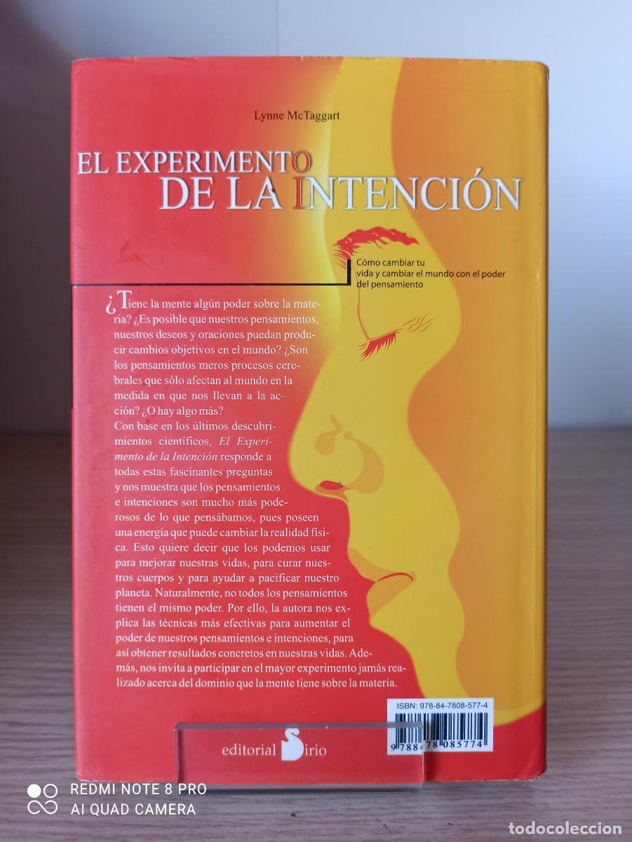 Libros de segunda mano: EL EXPERIMENTO DE LA INTENCION de Lynne McTaggart (Ed. Sirio) - Foto 2