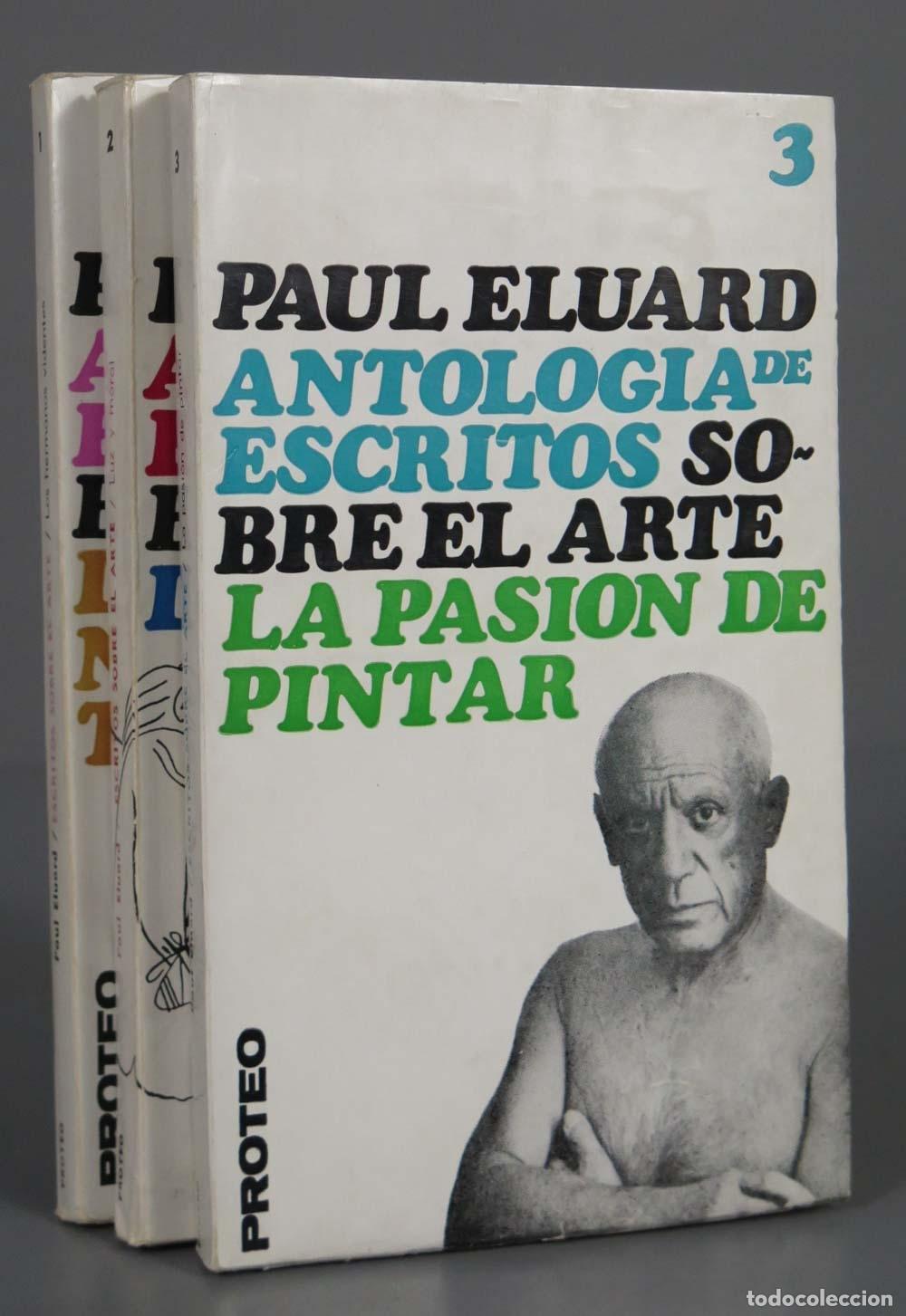 Second hand books: Antologia De Escritos Sobre El Arte . ELUARD. 3 TOMOS