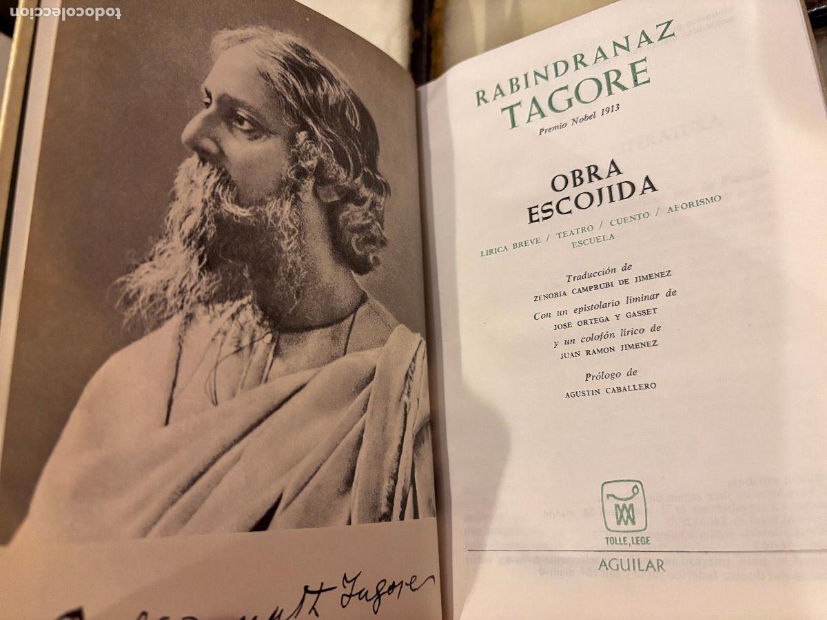 Libros de segunda mano: Rabindranaz Tagore. Obra escojida. Aguilar - Foto 2