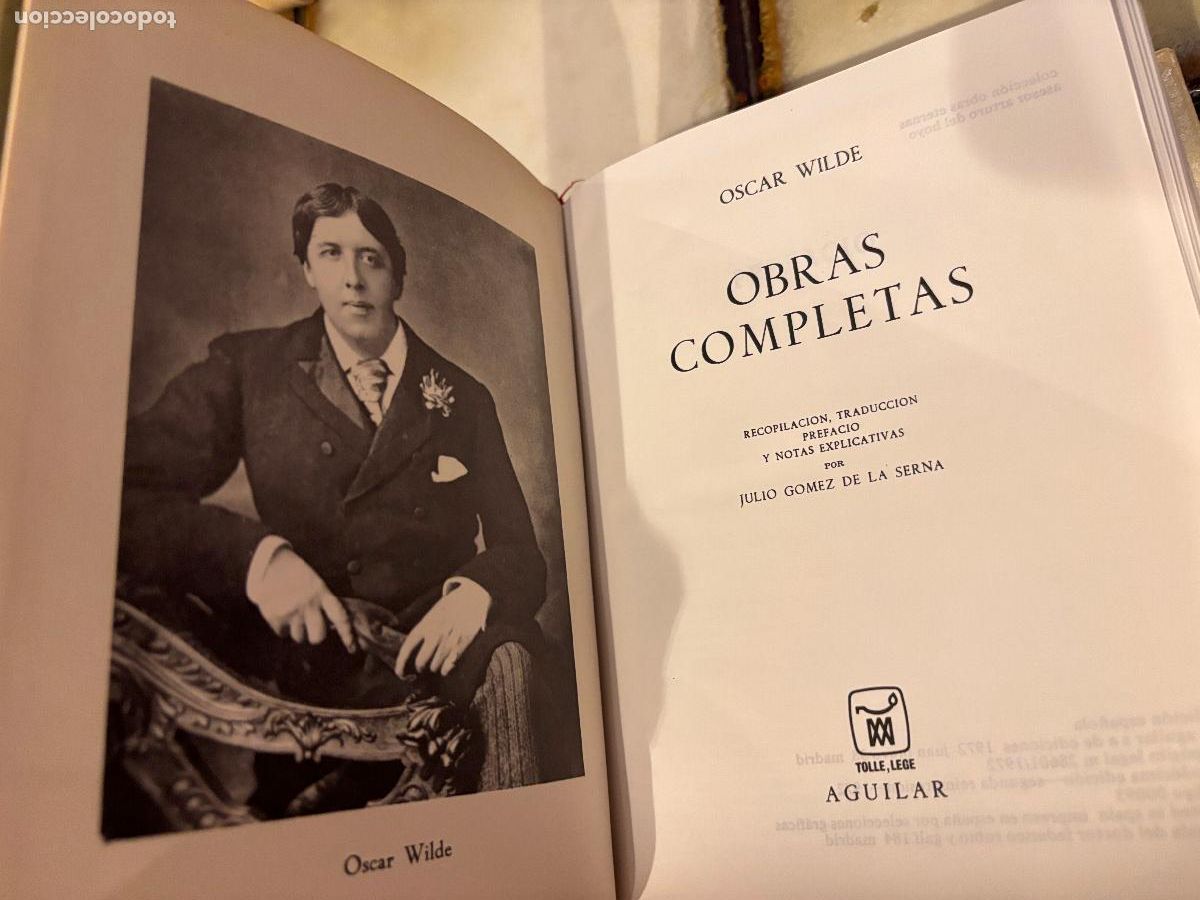 Libros de segunda mano: Oscar Wilde. Obras completas. Aguilar - Foto 2