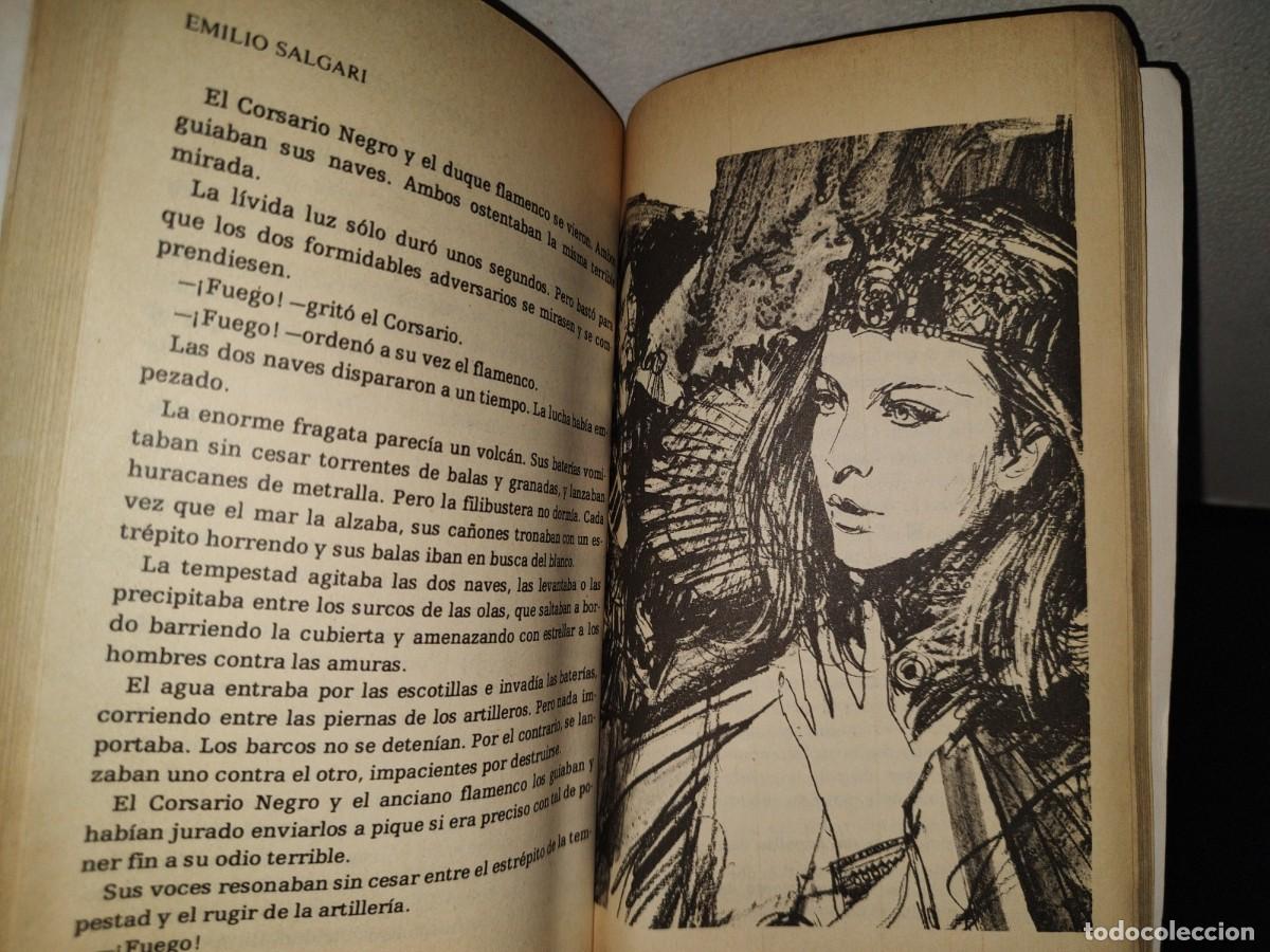 Libros de segunda mano: 152- LA VENGANZA DE WAN GULD - EMILIO SALGARI - EDICIONES ORBIS, S. A. - 1987 - Foto 11