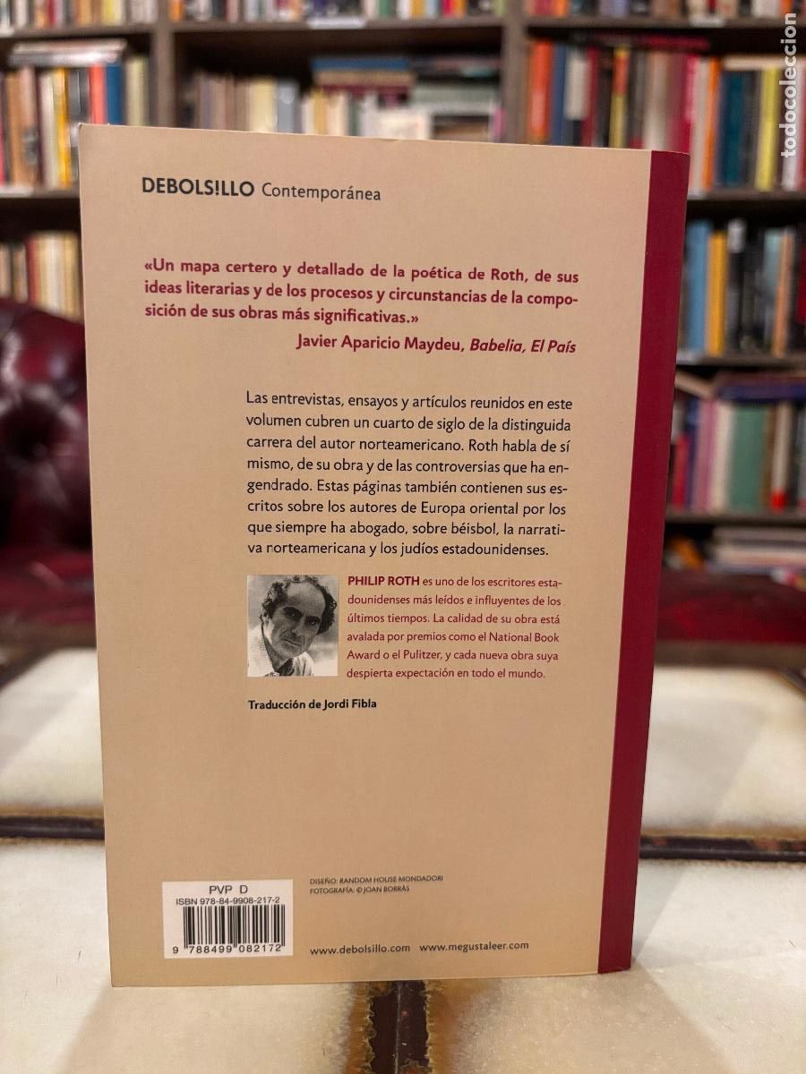 Libros de segunda mano: Lecturas de m&iacute; mismo. Philip Roth. - Foto 2