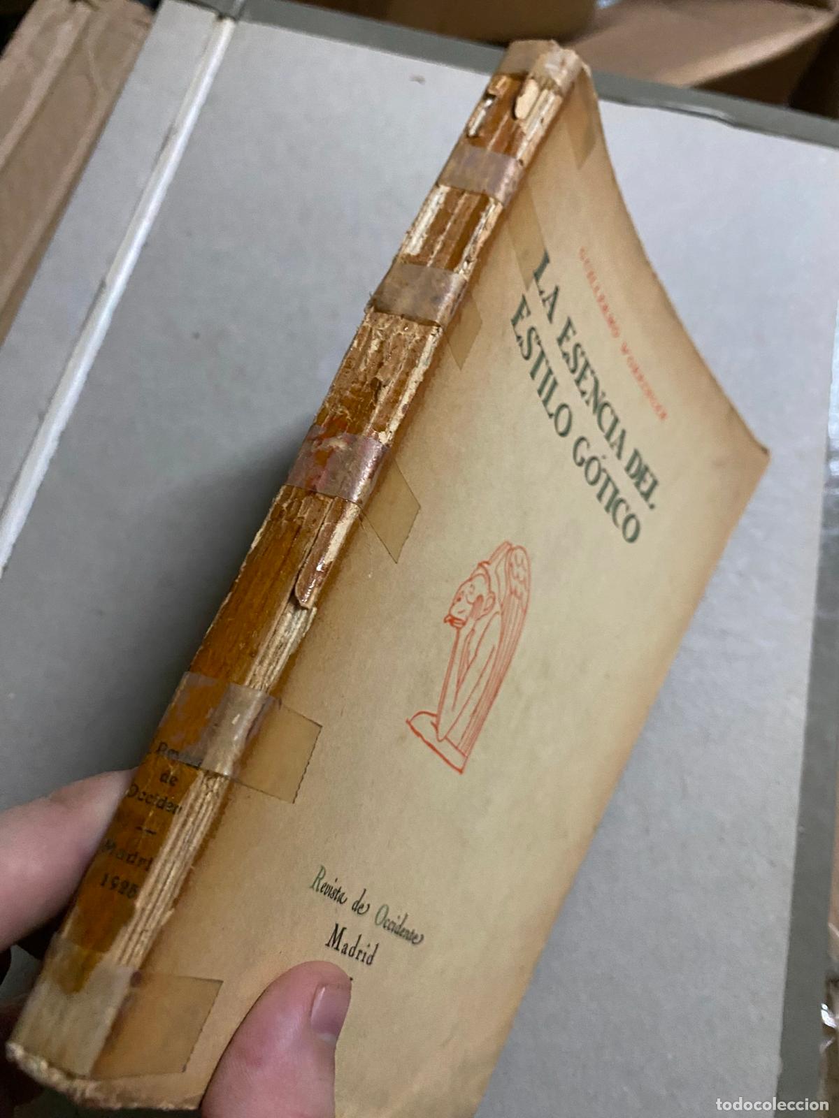 Libros de segunda mano: La esencia del estilo g&oacute;tico.- Worringer, Wilhelm - Foto 2
