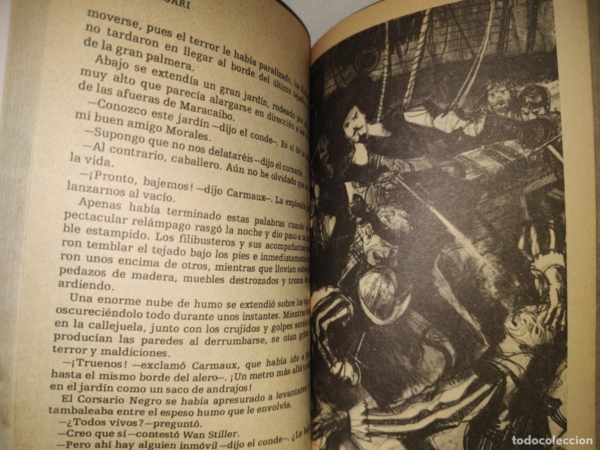Libros de segunda mano: 152- EL CORSARIO NEGRO - EMILIO SALGARI - EDICIONES ORBIS, S. A. - 1987 - Foto 5