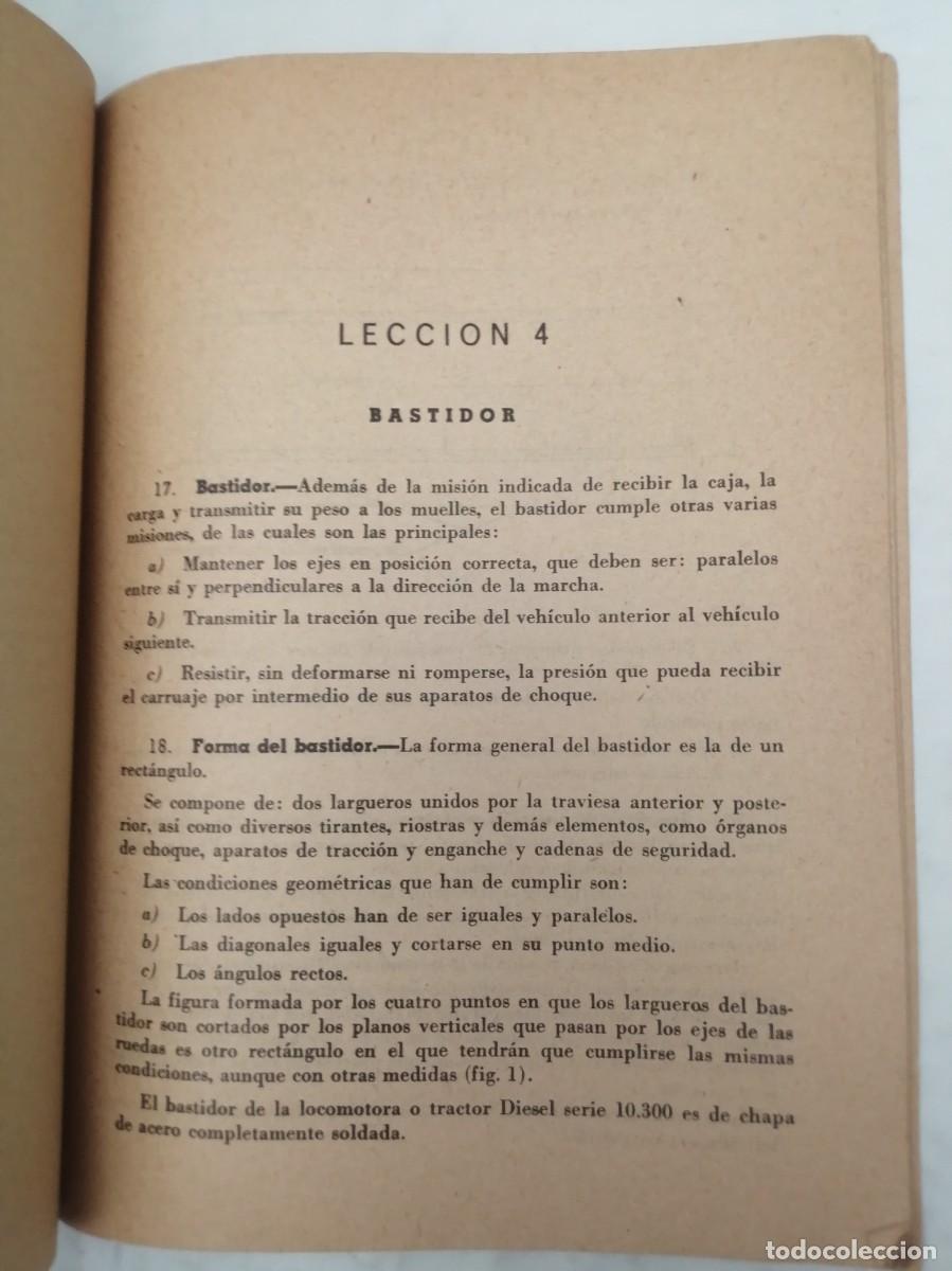 Libros de segunda mano: RENFE: Conocimientos Pr&aacute;cticos Sobre El Material de Tracci&oacute;n Di&eacute;sel - Foto 4
