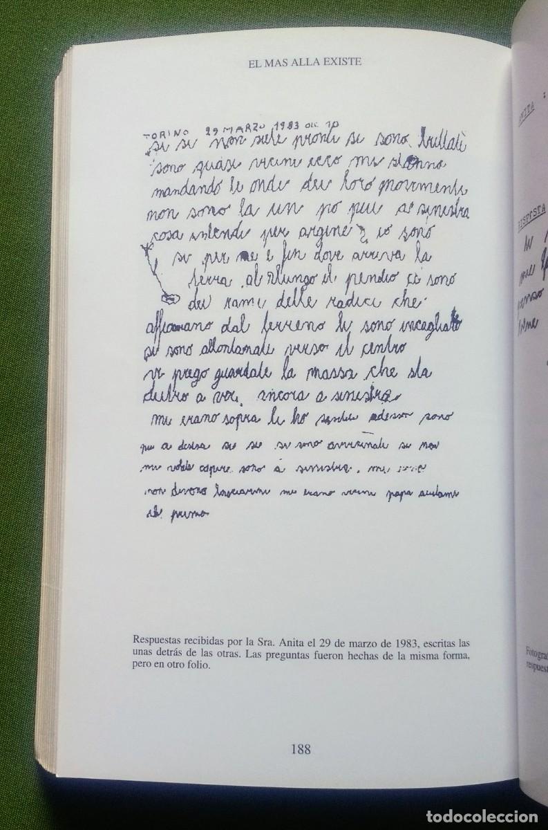 Libros de segunda mano: MAS ALL&Agrave; EXISTE. UN TESTIMONIO EXCEPCIONAL RIGOROSAMENTE DOCUMENTADO - LINO SARDOS ALBERTINI - D20 - Foto 8