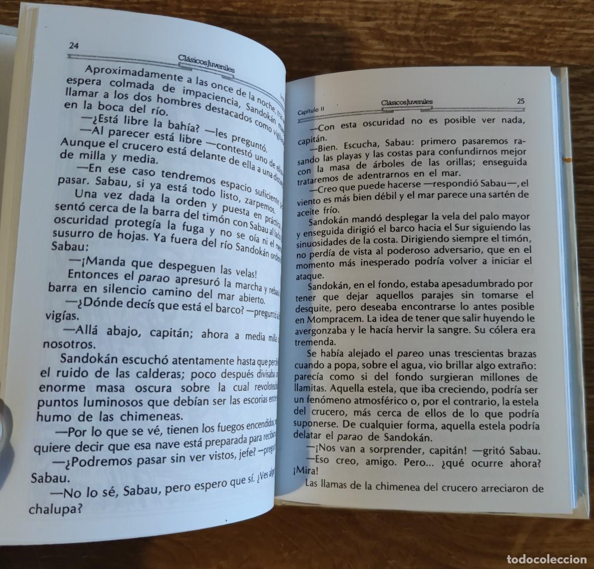Libros de segunda mano: Libro - Sandokan (1991) Emilio Salgari. Grafalco - Foto 3