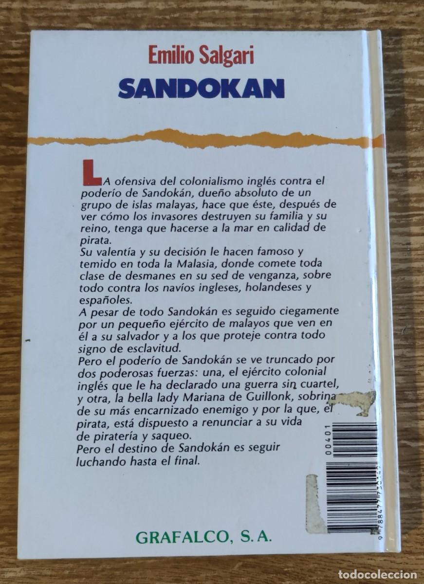 Libros de segunda mano: Libro - Sandokan (1991) Emilio Salgari. Grafalco - Foto 4