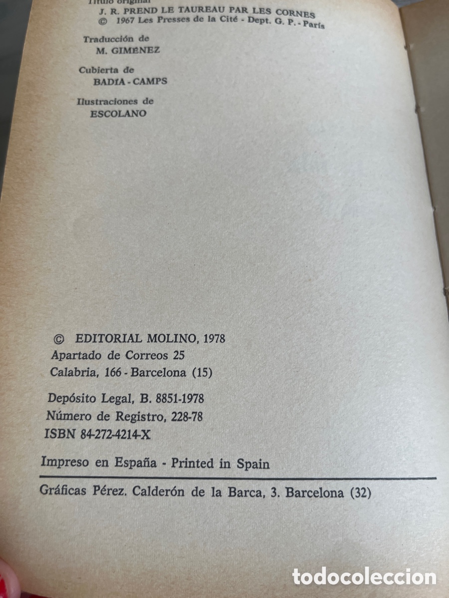 Libros de segunda mano: Libro Misterio de la isla Tropical | Pierre Lamblin | 1978 - Foto 3
