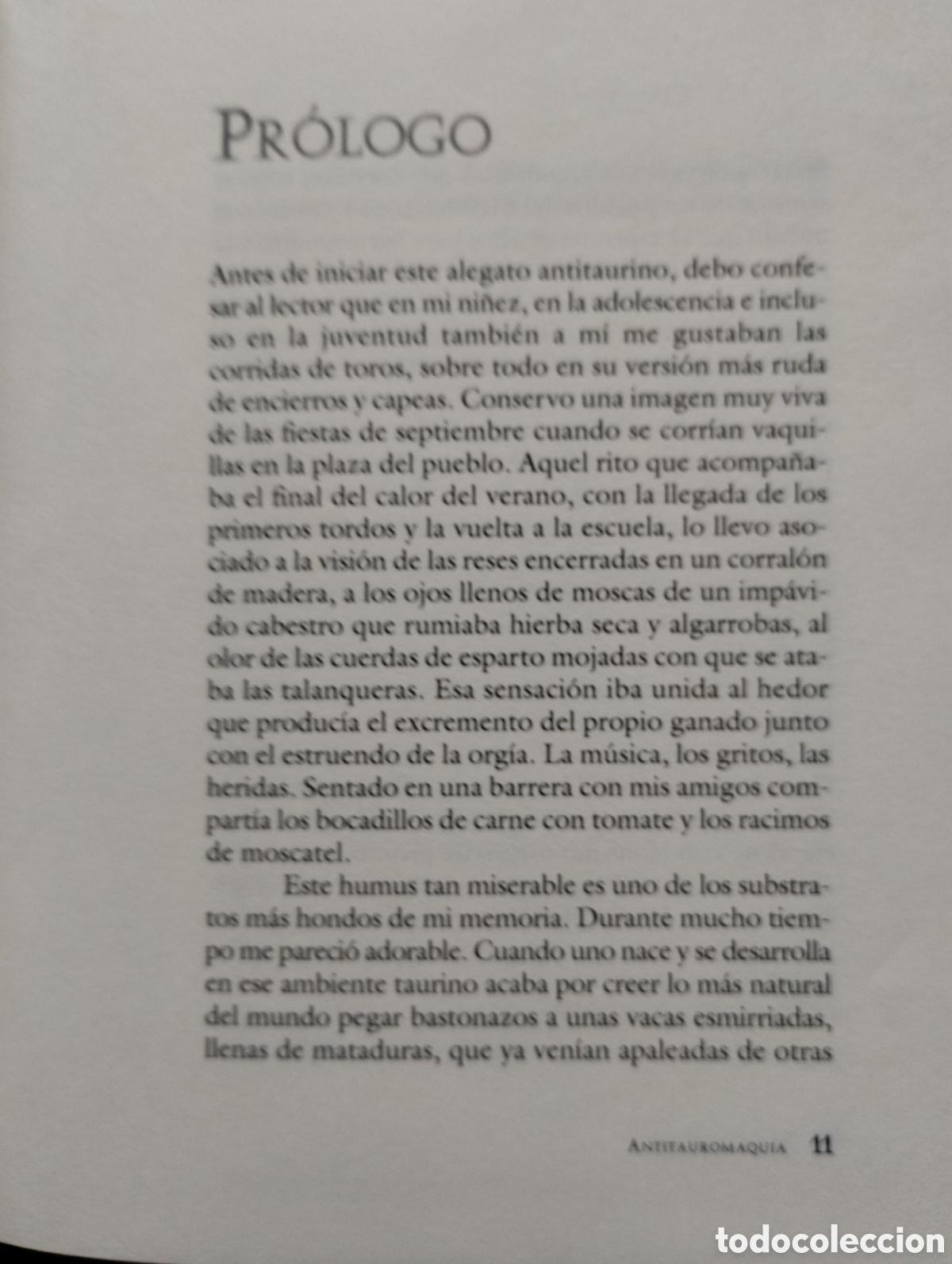 Libros de segunda mano: ANTITAUROMAQUIA, MANUEL VICENT - Foto 7