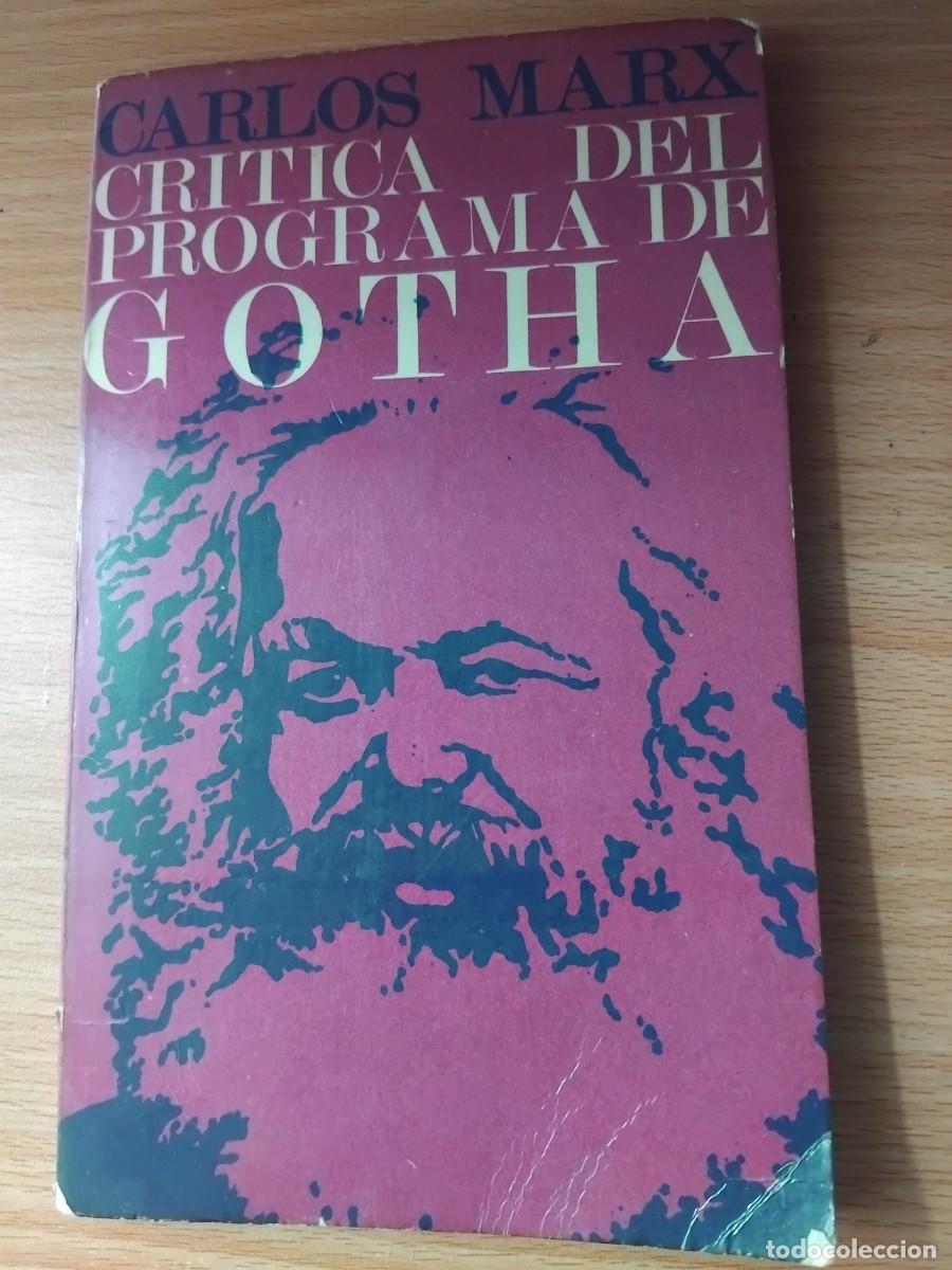Libros de segunda mano: Cr&iacute;tica del programa de Gotha;Carlos Marx;Ricardo Aguilera;1971 - Foto 1