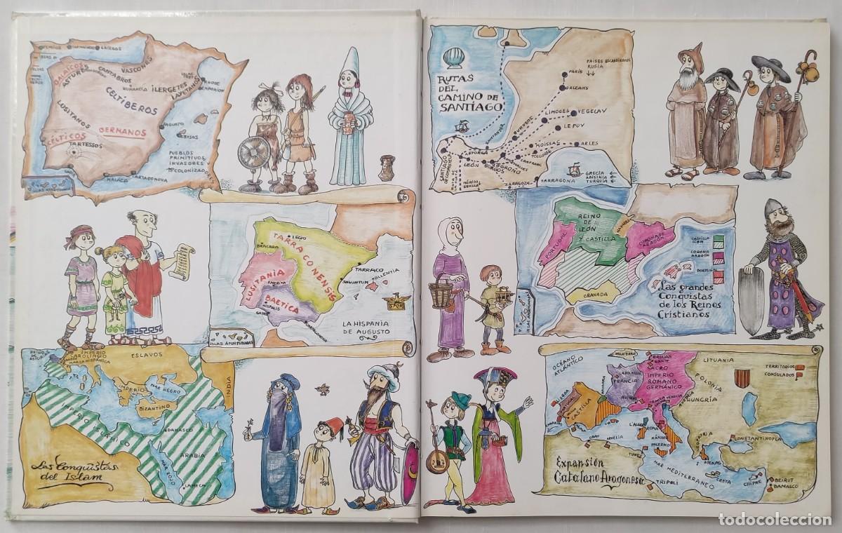 Libros de segunda mano: HISTORIA DE ESPA&Ntilde;A. ILUSTRADA CON PRECIOSOS DIBUJOS. - Foto 2