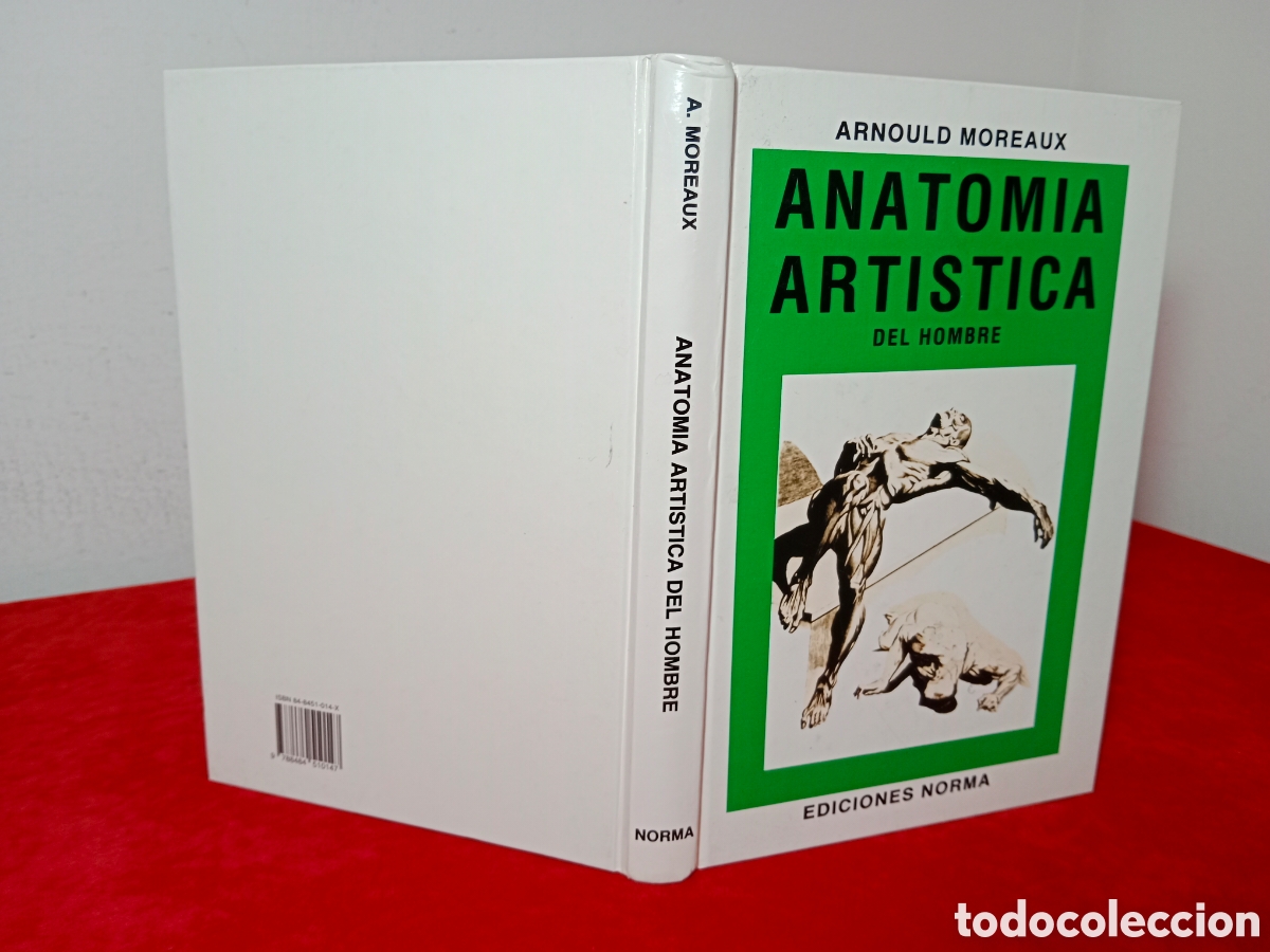 Libros de segunda mano: ARNOLUD MOREAUX , ANATOM&Iacute;A ART&Iacute;STICA DEL HOMBRE, ED. NORMA - Foto 2